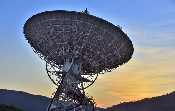 Утро, радиотелескоп, Radio Astronomy Observatory