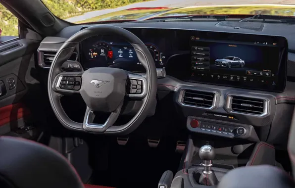 Mustang, Ford, интерьер, Ford Mustang, 2022