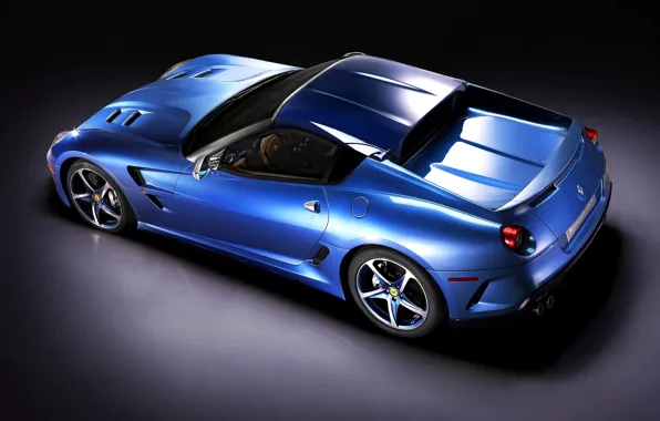 Машина, Феррари, Ferrari, Car, Автомобиль, Blue, Sportcar, Superamerica