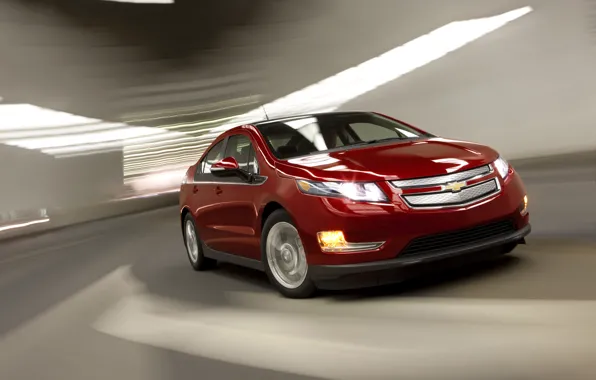 Авто, путь, скорость, Car, Chevy, Electric, Volt