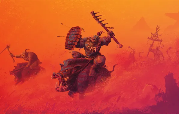 Фон, Воин, Орк, Total War: Warhammer
