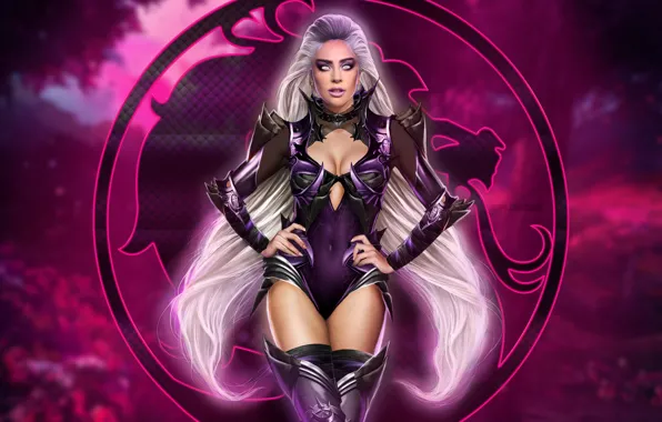 Логотип, Арт, Art, Logo, Фантастика, Mortal Kombat, Lady Gaga, Персонаж