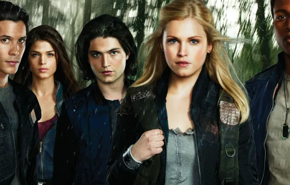 Marie Avgeropoulos, Сотня, The 100, Eliza Taylor, Thomas McDonell