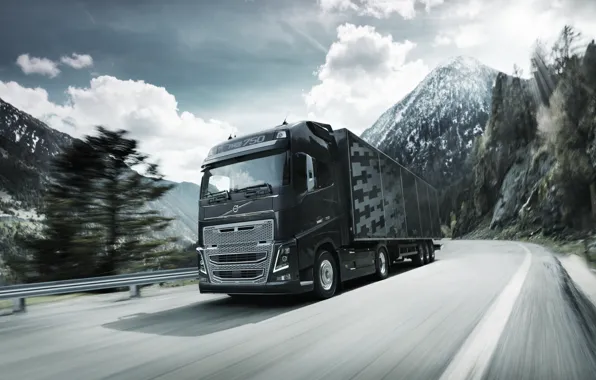 Volvo, road, mountain, FH 16 750
