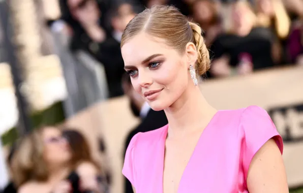 Взгляд, модель, макияж, актриса, фотосесия, Samara Weaving, Самара Уивинг