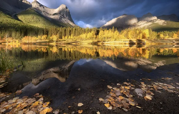 Autumn, Canmore, Ha Ling Peak