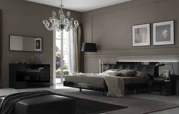 Картинка комната, интерьер, спальня