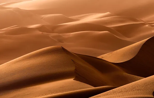 Песок, природа, барханы, пустыня, дюны