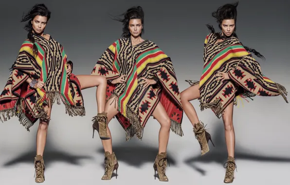 Поза, модель, Adriana Lima