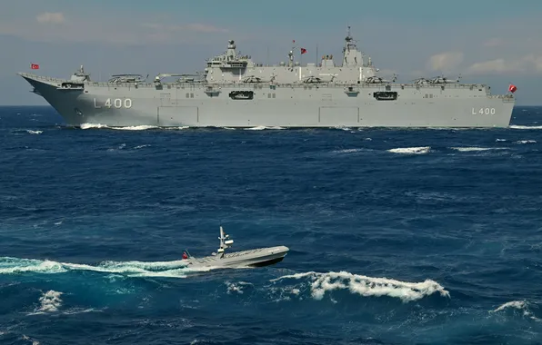 УДК, БЭК, TCG Anadolu, L 400