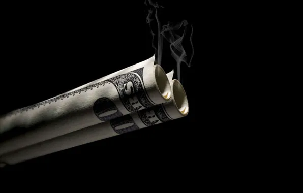 Картинка дым, доллар, Валюта, дымок.