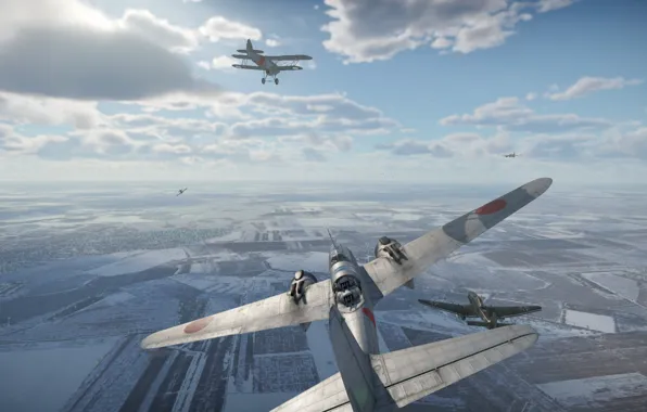 Airplane, War Thunder, JAPAN, KI 45