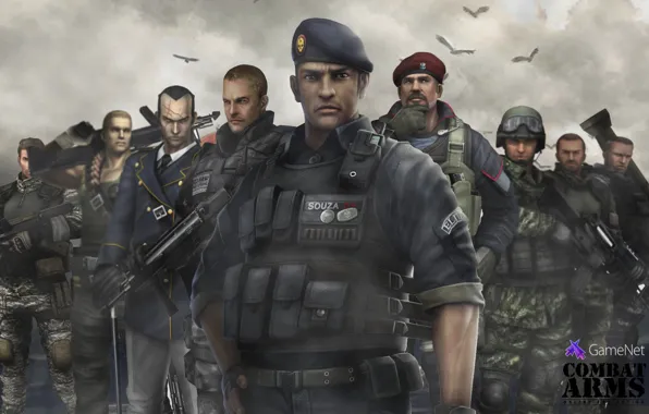 Agent, mercenary, агенты, arms, fps, captain souza, специалисты, gamenet