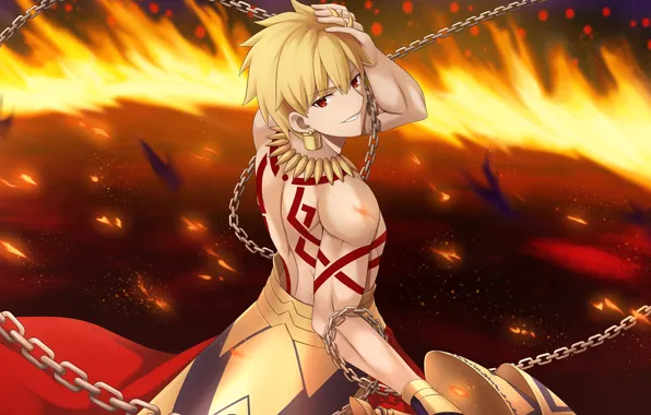 Парень, Гильгамеш, Fate / Grand Order, Судьба великая кампания