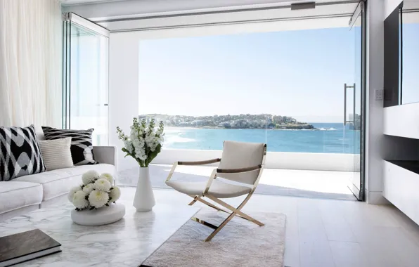 Комната, интерьер, гостиная, Bondi Apartment, by Trend Constructions
