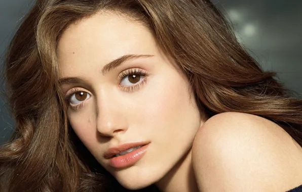 Девушка, шатенка, model, Emmy Rossum