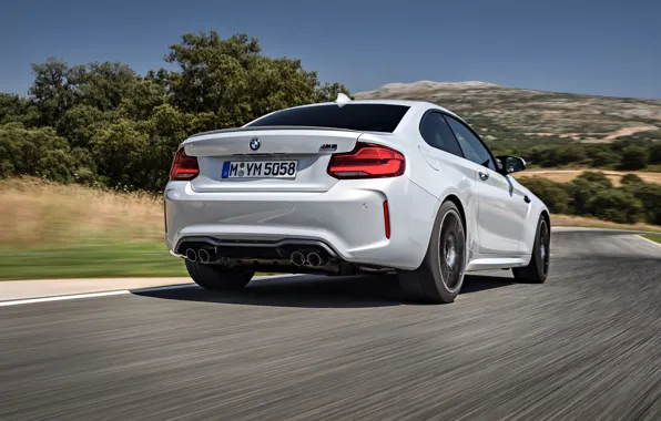 BMW, white, F87, M2, BMW M2 Competition