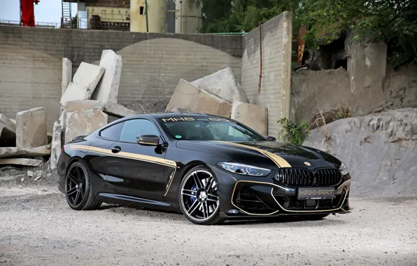 Картинка чёрный, купе, BMW, Manhart, 8-Series, 2019, 8er, G15