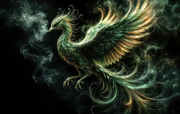 Картинка immortality, phoenix, rebirth