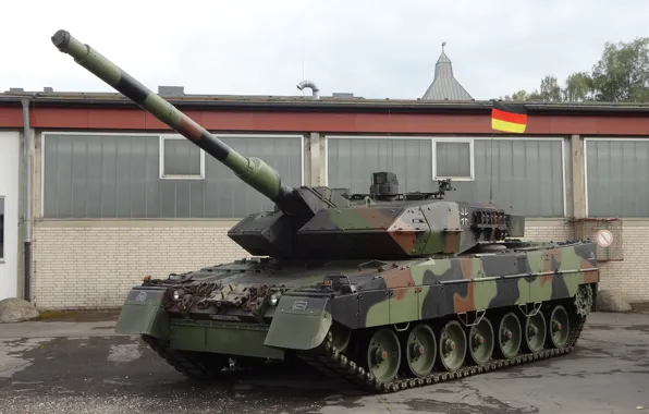 Флаг, леопард 2, Bundeswehr, Leopard 2 A6, German Main Battle Tank
