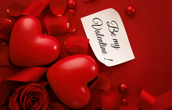 Картинка любовь, сердце, red, love, heart, romantic, silk, Valentine's Day