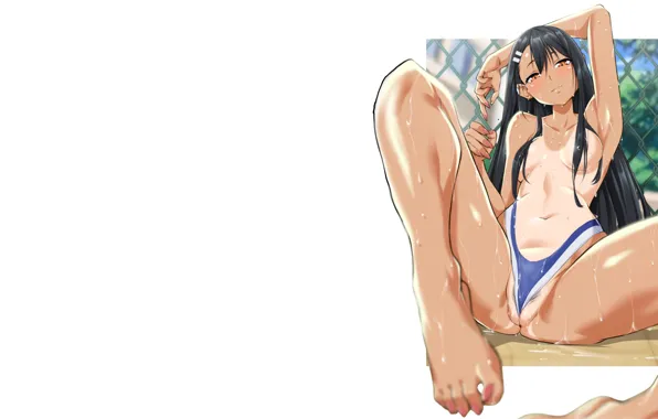 Kawaii, girl, hot, sexy, wet, boobs, anime, swimsuit