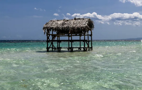 Summer, holidays, sky, ocean, beautiful, clouds, vacation, tropical