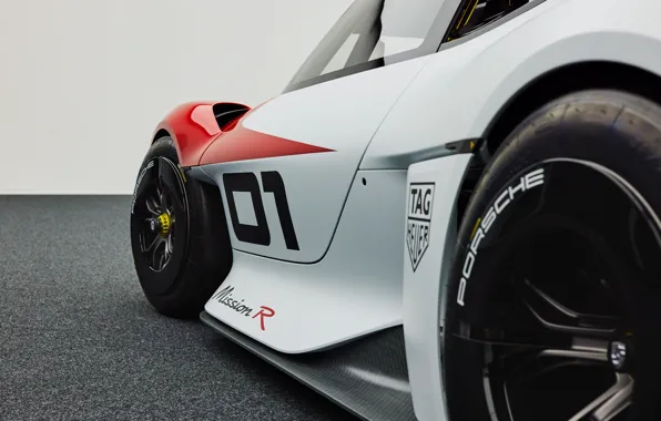 Картинка Porsche, close-up, wheel, Mission R, Porsche Mission R