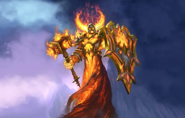 Арт, art, паладин, paladin, hearthstone, хартстоун, Whispers of the Old Gods, Ragnaros Lightlord