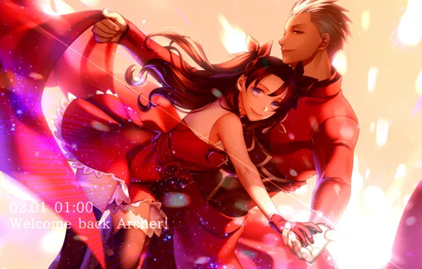 Рин, арчер, Судьба ночь схватки, Fate / Stay Night