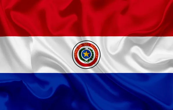 Картинка фон, флаг, герб, fon, flag, Парагвай, Paraguay, paraguay