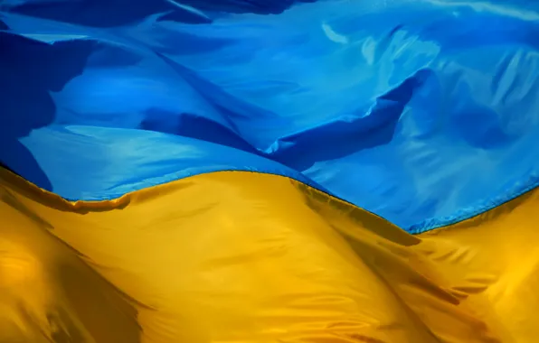 Синий, желтый, флаг, Украина, ukraine, Україна