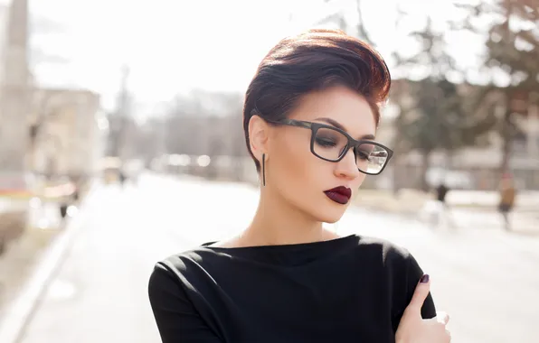 Girl, lifestyle, freedom, old, model, hair, glasses, free