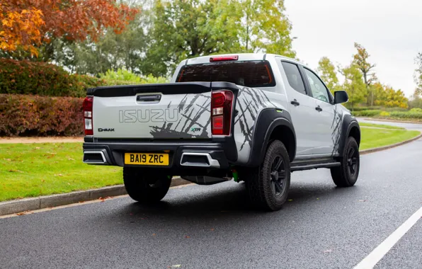 Дорога, асфальт, пикап, Isuzu, D-Max, 2019, UK version, XTR