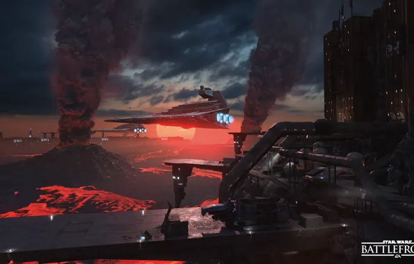 Игры, Звездный Разрушитель, Star Destroyer, Electronic Arts, DICE, star wars battlefront, Sullust, Салласт