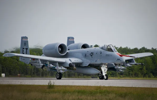 Штурмовик, аэродром, A-10, Thunderbolt II, «Тандерболт» II