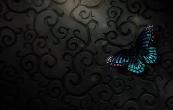 Бабочка, digital, art, butterfly, тексура