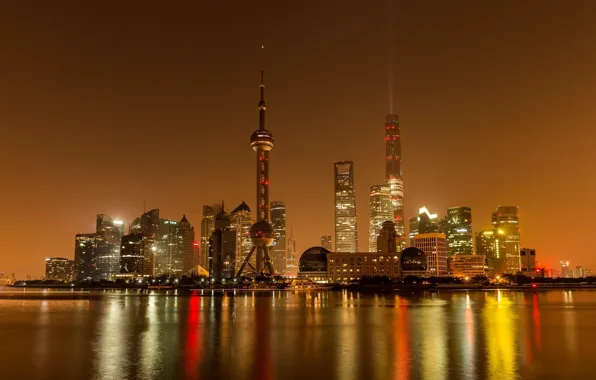 Картинка город, Китай, Shanghai, Шанхай