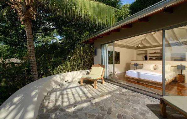 Комната, интерьер, курорт, спальня, терраса, Costa Rica, Guanacaste, SUNSET HOUSE Tamarindo