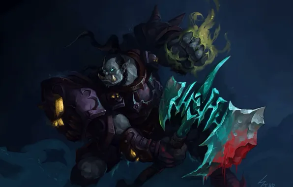 Арт, World of Warcraft, Саурфанг Смертоносный