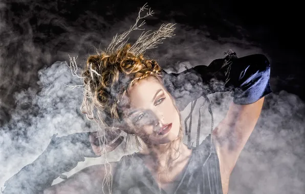 Взгляд, девушка, портрет