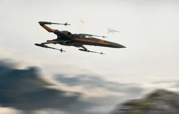 Истребитель, Star Wars, Истребители, X-Wing, Science Fiction, X-wing, Transport & Vehicles, by Darren Tan