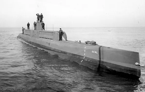 Война, фотография, чёрно-белое, подводная лодка, ВОВ