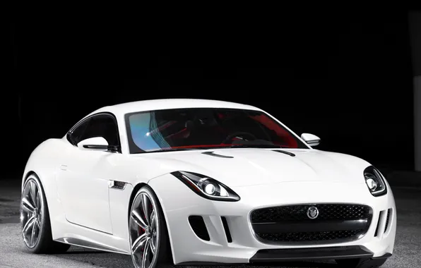 Картинка машина, Concept, Jaguar, концепт, вид спереди, C-X16