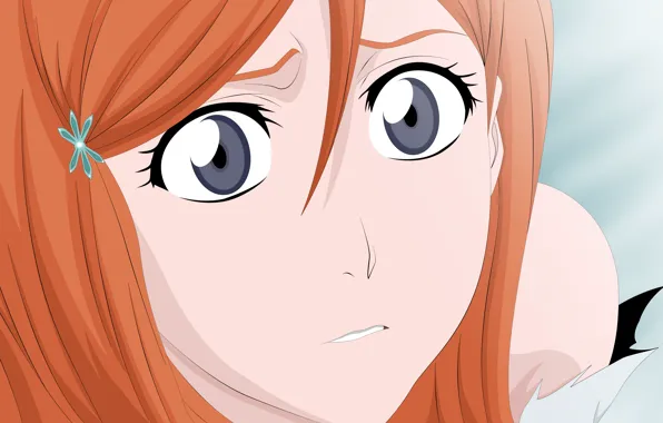 Девушка, рыжая, bleach, блич, inoue orihime