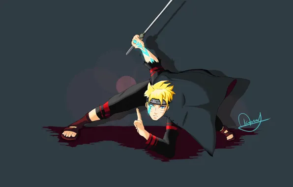 Sword, Naruto, ken, blade, ninja, shinobi, hitaiate, scar