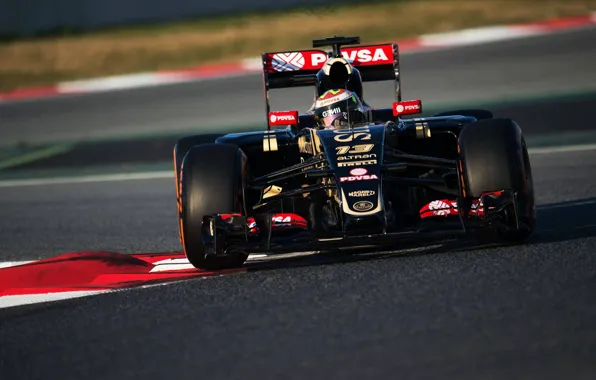 Картинка Lotus, Formula 1, Team, Pastor Maldonado, E23