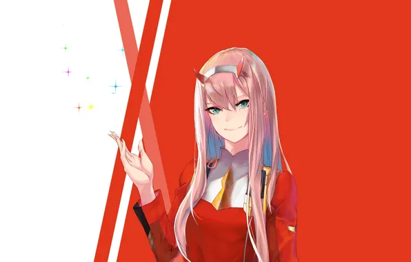 Девушка, 002, Darling In The Frankxx, Милый во Франксе, Zero Two