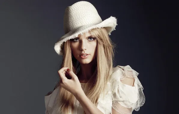 Девушка, шляпа, певица, Taylor Swift, знаменитость, тэйлор свифт
