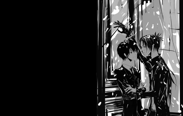 Парни, монохромная, Katekyo Hitman REBORN, Учитель мафиози Реборн